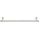 Atlas Homewares [LGTB18-PN] Solid Brass Single Towel Bar - Legacy Bath Series - Polished Nickel Finish - 18&quot; C/C - 20&quot; L