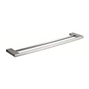 Atlas Homewares [PADTB600-CH] Solid Brass Double Towel Bar - Parker Series - Polished Chrome Finish - 22" C/C - 23 1/2" L