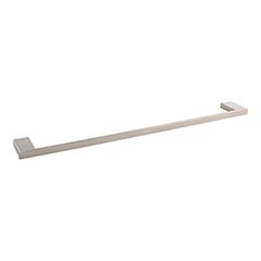 Atlas Homewares [PATB600-PN] Solid Brass Single Towel Bar - Parker Series - Polished Nickel Finish - 22" C/C - 23 5/8" L