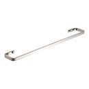 Atlas Homewares [SOTB450-BRN] Solid Brass Single Towel Bar - Solange Series - Brushed Nickel Finish - 15 1/4&quot; C/C - 17 3/4&quot; L