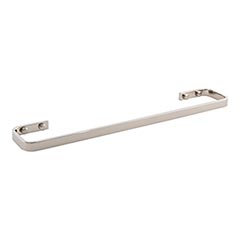 Atlas Homewares [SOTB450-PN] Solid Brass Single Towel Bar - Solange Series - Polished Nickel Finish - 15 1/4&quot; C/C - 17 3/4&quot; L