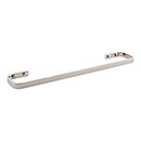 Atlas Homewares [SOTB450-PN] Solid Brass Single Towel Bar - Solange Series - Polished Nickel Finish - 15 1/4&quot; C/C - 17 3/4&quot; L