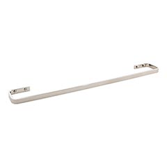 Atlas Homewares [SOTB600-PN] Solid Brass Single Towel Bar - Solange Series - Polished Nickel Finish - 21 1/2&quot; C/C - 23 1/2&quot; L