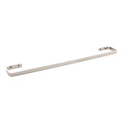 Atlas Homewares [SOTB600-PN] Solid Brass Single Towel Bar - Solange Series - Polished Nickel Finish - 21 1/2&quot; C/C - 23 1/2&quot; L