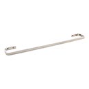 Atlas Homewares [SOTB600-PN] Solid Brass Single Towel Bar - Solange Series - Polished Nickel Finish - 21 1/2" C/C - 23 1/2" L