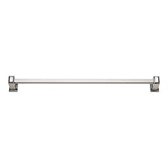 Atlas Homewares [SUTTB18-BRN] Die Cast Zinc Single Towel Bar - Sutton Place Series - Brushed Nickel Finish - 18" C/C - 19" L