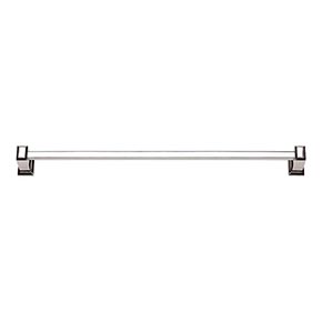 Atlas Homewares [SUTTB18-PN] Solid Brass Single Towel Bar - Sutton Place Series - Polished Nickel Finish - 18" C/C - 19" L