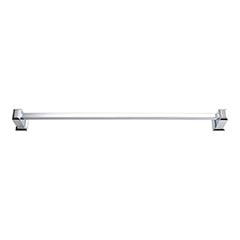 Atlas Homewares [SUTTB24-CH] Die Cast Zinc Single Towel Bar - Sutton Place Series - Polished Chrome Finish - 24" C/C - 25" L