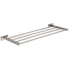 Atlas Homewares [AXRK550-PN] Solid Brass Towel Rack - Axel Series - Polished Nickel Finish - 22&quot; L