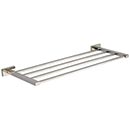 Atlas Homewares [AXRK550-PN] Solid Brass Towel Rack - Axel Series - Polished Nickel Finish - 22&quot; L