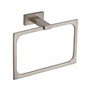 Atlas Homewares [AXTR-BRN] Solid Brass Single Towel Ring - Axel Series - Brushed Nickel Finish