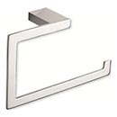 Atlas Homewares [PATR-CH] Solid Brass Single Towel Ring - Parker Series - Polished Chrome Finish
