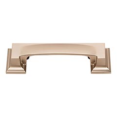 Atlas Homewares [339-CM] Die Cast Zinc Cabinet Cup Pull - Sutton Place Series - Champagne Finish - 3&quot; C/C - 4 7/8&quot; L