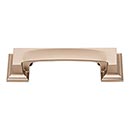 Atlas Homewares [339-CM] Die Cast Zinc Cabinet Cup Pull - Sutton Place Series - Champagne Finish - 3&quot; C/C - 4 7/8&quot; L