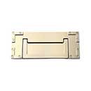 Atlas Homewares [380-PB] Die Cast Zinc Cabinet Drop Pull - Campaign Series - Polished Brass Finish - 3" C/C - 5" L