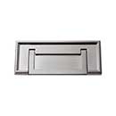 Atlas Homewares [381-BRN] Die Cast Zinc Cabinet Drop Pull - Campaign Series - Brushed Nickel Finish - 3&quot; C/C - 5&quot; L