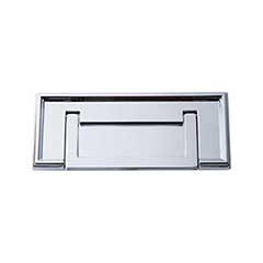 Atlas Homewares [381-CH] Die Cast Zinc Cabinet Drop Pull - Campaign Series - Polished Chrome Finish - 3" C/C - 5" L