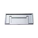 Atlas Homewares [381-CH] Die Cast Zinc Cabinet Drop Pull - Campaign Series - Polished Chrome Finish - 3" C/C - 5" L