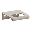 Atlas Homewares [362-BRN] Die Cast Zinc Cabinet Edge Pull - Mid-Century Edge Series - Brushed Nickel Finish - 32mm C/C - 2" L