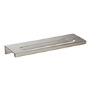 Atlas Homewares [365-BRN] Die Cast Zinc Cabinet Edge Pull - Modern Square Edge Series - Brushed Nickel Finish - 128mm C/C - 6 1/2" L