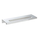 Atlas Homewares [365-CH] Die Cast Zinc Cabinet Edge Pull - Modern Square Edge Series - Polished Chrome Finish - 128mm C/C - 6 1/2" L