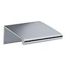 Atlas Homewares [A831-CH] Aluminum Cabinet Edge Pull - Tab Edge Series - Polished Chrome Finish - 32mm C/C - 1 1/2" L