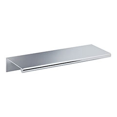 Atlas Homewares [A832-CH] Aluminum Cabinet Edge Pull - Tab Edge Series - Polished Chrome Finish - 110mm C/C - 5 1/8" L