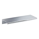 Atlas Homewares [A832-CH] Aluminum Cabinet Edge Pull - Tab Edge Series - Polished Chrome Finish - 110mm C/C - 5 1/8&quot; L