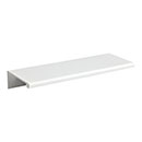 Atlas Homewares [A832-WG] Aluminum Cabinet Edge Pull - Tab Edge Series - High White Gloss Finish - 110mm C/C - 5 1/8" L