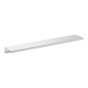 Atlas Homewares [A863-CH] Aluminum Cabinet Edge Pull - Tab Edge Series - Polished Chrome Finish - 224mm C/C - 9 5/8" L