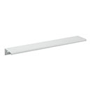 Atlas Homewares [A863-WG] Aluminum Cabinet Edge Pull - Tab Edge Series - High White Gloss Finish - 224mm C/C - 9 5/8" L