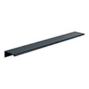 Atlas Homewares [A864-BL] Aluminum Cabinet Edge Pull - Tab Edge Series - Matte Black Finish - 320mm C/C - 13 1/4" L