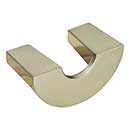 Atlas Homewares [353-BRN] Die Cast Zinc Cabinet Finger Pull - Roundabout Series - Brushed Nickel Finish - 1 1/4" C/C - 1 3/4" L