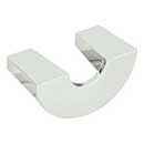 Atlas Homewares [353-CH] Die Cast Zinc Cabinet Finger Pull - Roundabout Series - Polished Chrome Finish - 1 1/4" C/C - 1 3/4" L