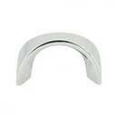 Atlas Homewares [A848-CH] Die Cast Zinc Cabinet Finger Pull - Sleek Series - Polished Chrome Finish - 1 1/4" C/C - 1 5/8" L