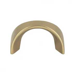 Atlas Homewares [A848-CM] Die Cast Zinc Cabinet Finger Pull - Sleek Series - Champagne Finish - 1 1/4" C/C - 1 5/8" L