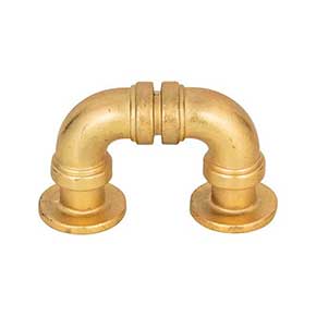 Atlas Homewares [366-UB] Die Cast Zinc Cabinet Finger Pull - Steampunk Series - Vintage Brass Finish - 1 5/16" C/C - 2 1/8" L