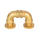 Atlas Homewares [366-UB] Die Cast Zinc Cabinet Finger Pull - Steampunk Series - Vintage Brass Finish - 1 5/16" C/C - 2 1/8" L