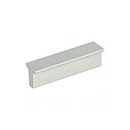 Atlas Homewares [A860-MC] Aluminum Cabinet Finger Pull - T-Bar Series - Matte Chrome Finish - 1 1/4&quot; C/C - 1 7/8&quot; L