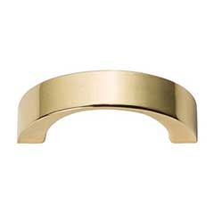 Atlas Homewares [396-FG] Die Cast Zinc Cabinet Finger Pull - Tableau Series - French Gold Finish - 1 7/16&quot; C/C - 1 3/4&quot; L