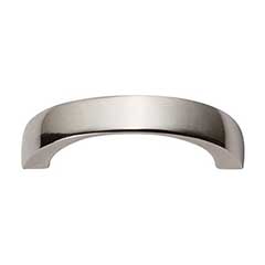 Atlas Homewares [397-PN] Die Cast Zinc Cabinet Finger Pull - Tableau Series - Polished Nickel Finish - 1 7/8&quot; C/C - 2 1/8&quot; L