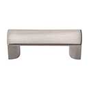 Atlas Homewares [400-BN] Die Cast Zinc Cabinet Finger Pull - Tableau Series - Brushed Nickel Finish - 1 7/16" C/C - 1 3/4" L