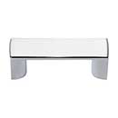 Atlas Homewares [400-CH] Die Cast Zinc Cabinet Finger Pull - Tableau Series - Polished Chrome Finish - 1 7/16" C/C - 1 3/4" L