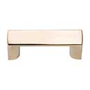 Atlas Homewares [400-FG] Die Cast Zinc Cabinet Finger Pull - Tableau Series - French Gold Finish - 1 7/16&quot; C/C - 1 3/4&quot; L