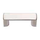 Atlas Homewares [400-PN] Die Cast Zinc Cabinet Finger Pull - Tableau Series - Polished Nickel Finish - 1 7/16&quot; C/C - 1 3/4&quot; L