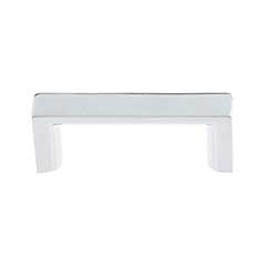 Atlas Homewares [401-CH] Die Cast Zinc Cabinet Finger Pull - Tableau Series - Polished Chrome Finish - 1 7/8&quot; C/C - 2 1/8&quot; L