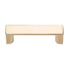 Atlas Homewares [401-FG] Die Cast Zinc Cabinet Finger Pull - Tableau Series - French Gold Finish - 1 7/8&quot; C/C - 2 1/8&quot; L
