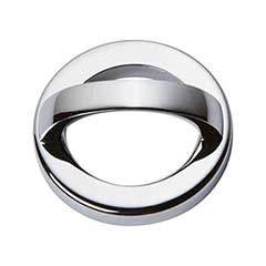 Atlas Homewares [405-CH] Die Cast Zinc Cabinet Finger Pull - Tableau Series - Polished Chrome Finish - 1 13/16&quot; C/C - 2&quot; L