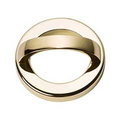 Atlas Homewares [405-FG] Die Cast Zinc Cabinet Finger Pull - Tableau Series - French Gold Finish - 1 13/16&quot; C/C - 2&quot; L