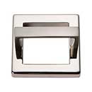 Atlas Homewares [409-BN] Die Cast Zinc Cabinet Finger Pull - Tableau Series - Brushed Nickel Finish - 1 7/8" C/C - 2 1/4" Sq.